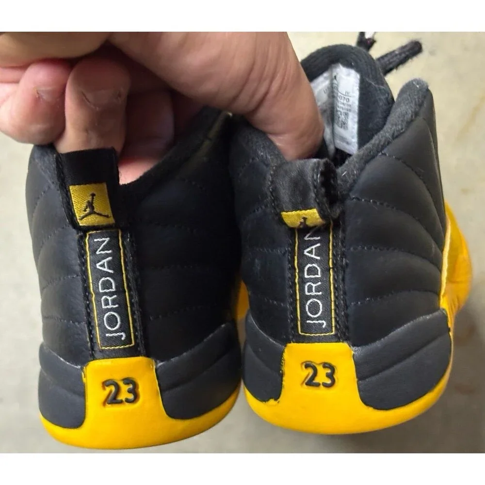 Nike Air Jordan 12 Retro University Gold 850000-070 TD Toddler Size 9C No Box